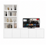 123kast  TV dressoir Lamego - 300x50x240H cm - 5 push to open deuren - vakkenkast