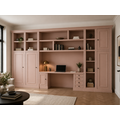 123kast  Bureau kast Mondovi - 400x40x300H cm - 4 soft close lades - 4 scharnier deuren - 6 open vakken - PRIJS OP AANVRAAG