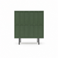123kast  Opbergkast - Kanpa - 100x40x110H cm - 2 push to open deurtjes - op zwarte stalen pootjes