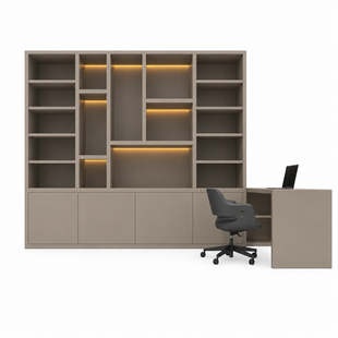 Vakkenkast/bureau Bellac  365cm
