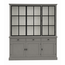 123kast  Buffetkast Montana 03 - 200x46x220H cm - 3 stalen deuren - strak design - zwarte greepjes - 3 soft close lades