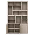 123kast  Vakkenkast Lecci - 180x40x271H cm - 3 push to open deuren - 3cm plank dikte