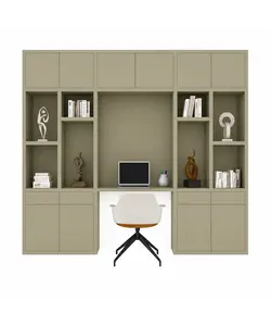 Voorraad bureau vakkenkast Chauny 280 cm - RAL 7006