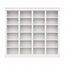 123kast  Boekenkast Queens library - 300x40x240H cm - 20 verstelbare planken - demontabel - strakke landelijke afwerking