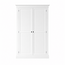 123kast  Kledingkast Siena - 125x51x200Hcm - kleding roede - plank - 2 dichte scharnierdeuren