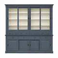 123kast Showmodel Le Grand St Tropez 260x50x240H cm -Buitenkant RAL 7043 - Binnenkant RAL 9001