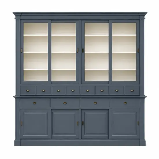 123kast Showmodel Le Grand St Tropez 260x50x240H cm -Buitenkant RAL 7043 - Binnenkant RAL 9001