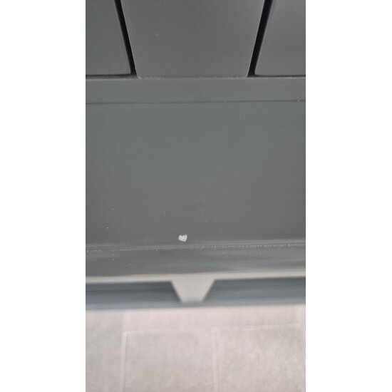 123kast Showmodel Le Grand St Tropez 260x50x240H cm -Buitenkant RAL 7043 - Binnenkant RAL 9001