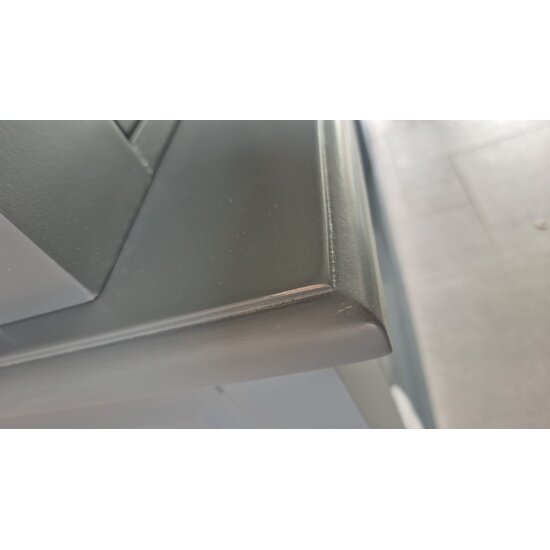123kast Showmodel Le Grand St Tropez 260x50x240H cm -Buitenkant RAL 7043 - Binnenkant RAL 9001