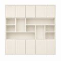 123kast Voorraad Vakkenkast Liverpool - 240x40x240H cm - RAL 9001