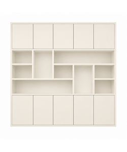 Voorraad Vakkenkast Liverpool - 240x40x240H cm - RAL 9001