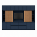 123kast Voorraad tv vakkenkast Winterberg - 400x40240H cm - RAL 5008