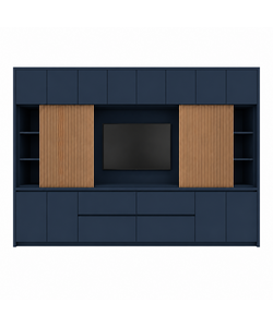 Voorraad tv vakkenkast Winterberg - 400x40240H cm - RAL 5008