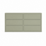 123kast  Ladekast Rosetown - 180x40x90H cm - 6 push to open lades - strak design