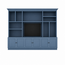 123kast  Tv vakkenkast Nara - 320x45/35x240H cm - 11 open vakken - 6 deurtjes