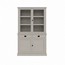123kast  Buffetkast Tarente 02 - 130x45x220H - 2 vitrinedeuren - 2 soft close lades - 2 dichte deuren