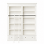 123kast  Boekenkast Brighton Library - 171x43x240H cm - demontabel - met stang en ladder - 8 verstelbare planken - 2 soft close lades