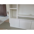 123kast Showmodel tv vakkenkast Jose - 250x40x240H cm - RAL 9001