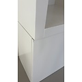 123kast Showmodel tv vakkenkast Jose - 250x40x240H cm - RAL 9001