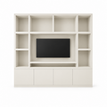 123kast Showmodel tv vakkenkast Jose - 250x40x240H cm - RAL 9001