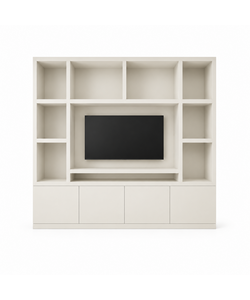 Showmodel tv vakkenkast Jose - 250x40x240H cm - RAL 9001