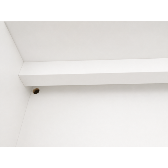 123kast Voorraad tv vakkenkast Biarritz 240x40x220H cm - RAL 9010 -  DEMONTABEL