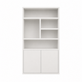 123kast  vakkenkast Mendoza 02 - 120x35x220H cm - 2 push to open deuren - 5 open vakken