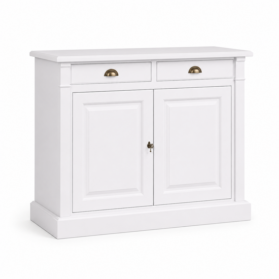 123kast  Dressoir Eindhoven - 120x50x90H cm - 2 deuren - 2 soft close lades - landelijke afwerking