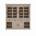 123kast  Buffetkast South Beach - 240x50x240H cm - 8 schuifdeuren - 4 soft close lades