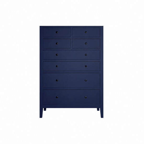 123kast  Opbergkast Cobar - 100x55x140cm - 8 soft close lades - op pootjes