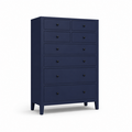 123kast  Opbergkast Cobar - 100x55x140cm - 8 soft close lades - op pootjes