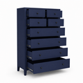 123kast  Opbergkast Cobar - 100x55x140cm - 8 soft close lades - op pootjes