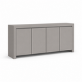 123kast  Dressoir Chaves - 200x50x80H cm - greeploze deuren - 4 push to open deuren - strak design