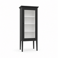 123kast  Vitrinekast Pasto - 70x50x180H cm - op pootjes - strak disign