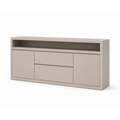 123kast  Dressoir Muxia - 200x40x90H cm- 2 greeploze deuren - 2 greeloze lades in het midden - open vak boven - strak design - 5cm frame dikte