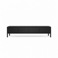 123kast  Tv dressoir Fontas - 200x40x50H cm - push to open deuren - op pootjes - strak design