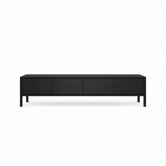 123kast  Tv dressoir Fontas - 200x40x50H cm - push to open deuren - op pootjes - strak design