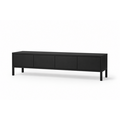 123kast  Tv dressoir Fontas - 200x40x50H cm - push to open deuren - op pootjes - strak design