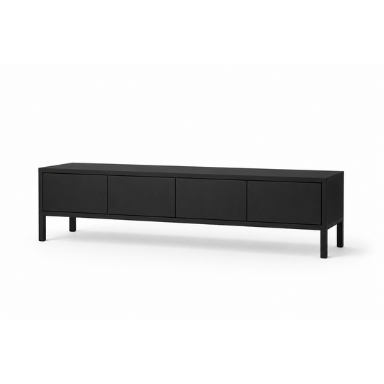 123kast  Tv dressoir Fontas - 200x40x50H cm - push to open deuren - op pootjes - strak design