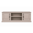 123kast  Tv dressoir Puglia - 160x46x60H cm - met spanjolet sluiting - 2 dichte deuren - open vak in het midden - met gat voor kabels