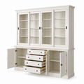 123kast  Buffetkast Gare du Nord - 240x45x220H cm - 4 vitrine schuifdeuren - 4 dichte scharnierdeuren - 4 soft close lades