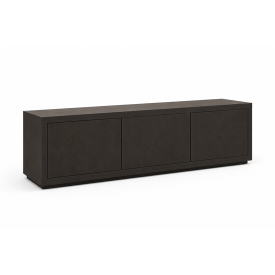 123kast  Tv dressoir Ibiza 07 - 180x45x60H cm - 3 push to open deuren - strak design - greeploze deuren