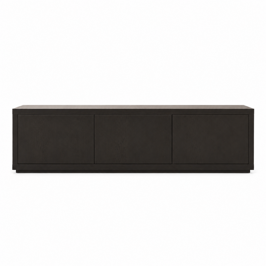 123kast  Tv dressoir Ibiza 07 - 180x45x60H cm - 3 push to open deuren - strak design - greeploze deuren