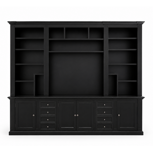 Showmodel Victoria aangepast 300x40x240H cm - verstelbare planken - RAL 9005