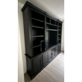 123kast Showmodel Victoria aangepast 300x40x240H cm - verstelbare planken - RAL 9005