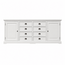 123kast  Dressoir San Pietro - 235x55x90H cm - 2 dichte scharnierdeuren - 8 soft close lades