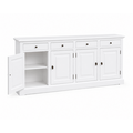 123kast  Dressoir Brela - 230x45x95H cm - 4 lades - 4 scharnierdeuren