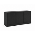 123kast  Dressoir Manhattan 07 - 160x40x80H cm - strak design - 3 push to open deuren - greeploze deuren