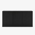 123kast  Dressoir Manhattan 07 - 160x40x80H cm - strak design - 3 push to open deuren - greeploze deuren