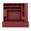 123kast  Cinewall Soria - 250x30/40x240H cm - push to open deuren